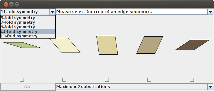 Choosing the order of symmetry