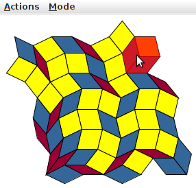 Three rhombs that form a hexagon